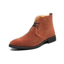 Mens Suede Leather Casual Autumn Winter Men Ankle Chelsea Boots Male Dress Man Shoes Boot Sneakers