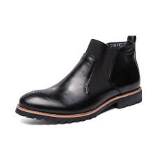 Autumn Man Ankle Boots PU Leather Chelsea Boots Slip On Casual Shoes Men Business Formal Office Comforte Hommes Chaussures