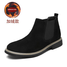 Men Chelsea Boots Ankle Boots Mens Male Leather Slip Ons Motorcycle Boots Man Warm