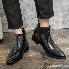 Chelsea Boots Stivali Casuales Boots Leather Shoes for Men Casual Shoes for Men Ankle Boots for Men Italiano ??????? ?????
