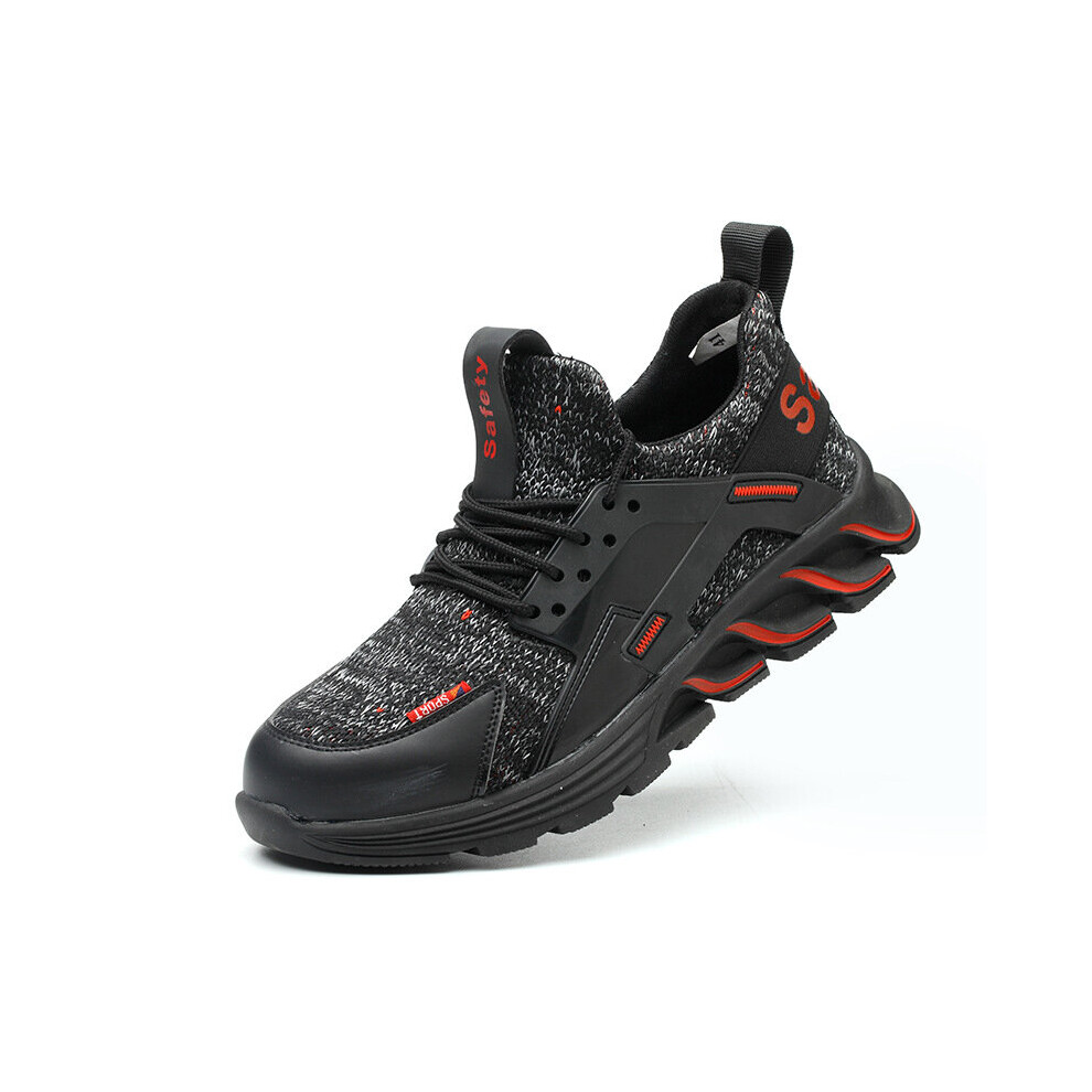Indestructible Shoes Men Safety Work Shoes With Steel Toe Breathable Puncture-Proof Construction Boots Men Safety Shoes Size 46 885661144863
