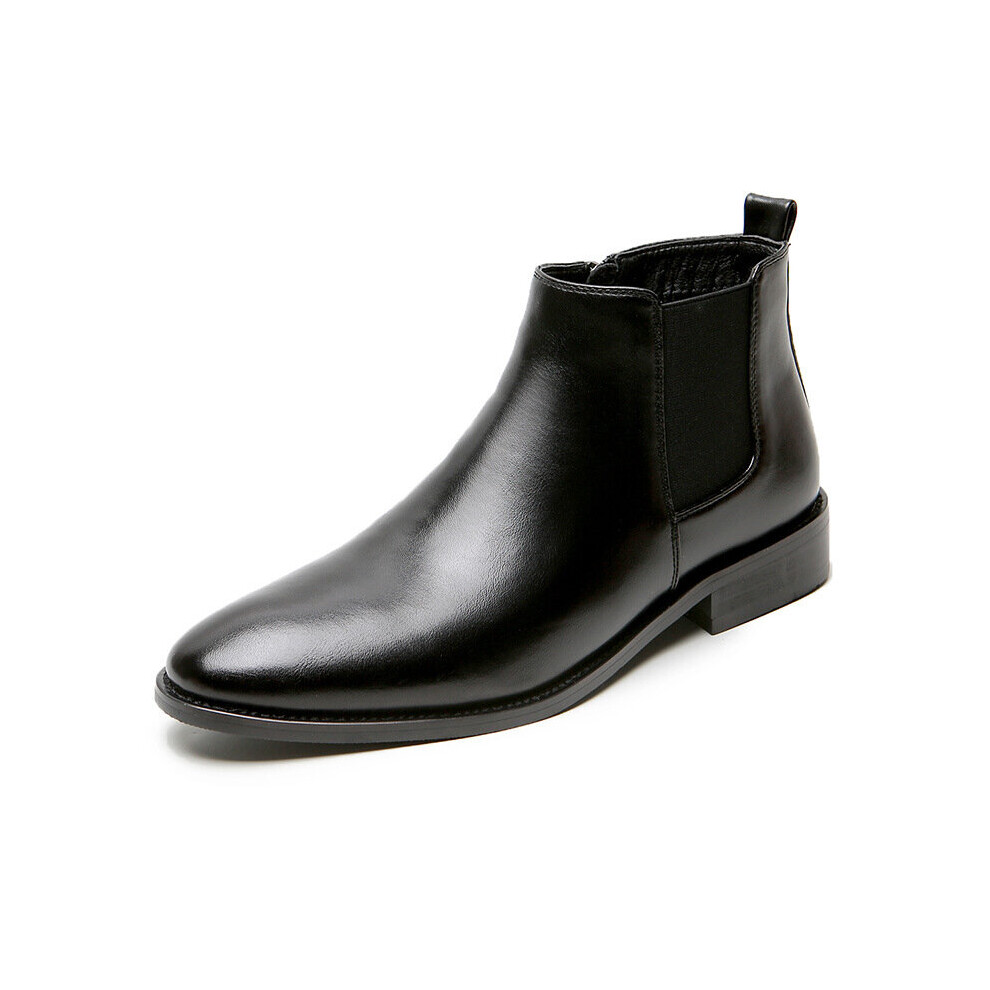 Brown Ankle Boots Man Motorcycle Shoes for Man Chelsea Boots for Men Male Leather Boots Men Casual Shoes Chaussure-image-OPC-PBWRCXF-NEW