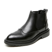 Leather Boots for Men Male Outdoor Shoes Men Chelsea Boots Men Dress Shoes Ankle Boots for Man Shoes