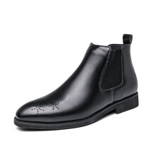 Chunky Boots Ankle Boots Shoes for Men Chelsea Boots for Men Leather Casual Shoes Men Dress Shoes Business Suit Chaussure Homme