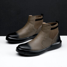 Winter Men Ankle Big Size Flat Leisure Leather Mens Chelsea Boots Botas Bottes Botines Bottine Homme 47