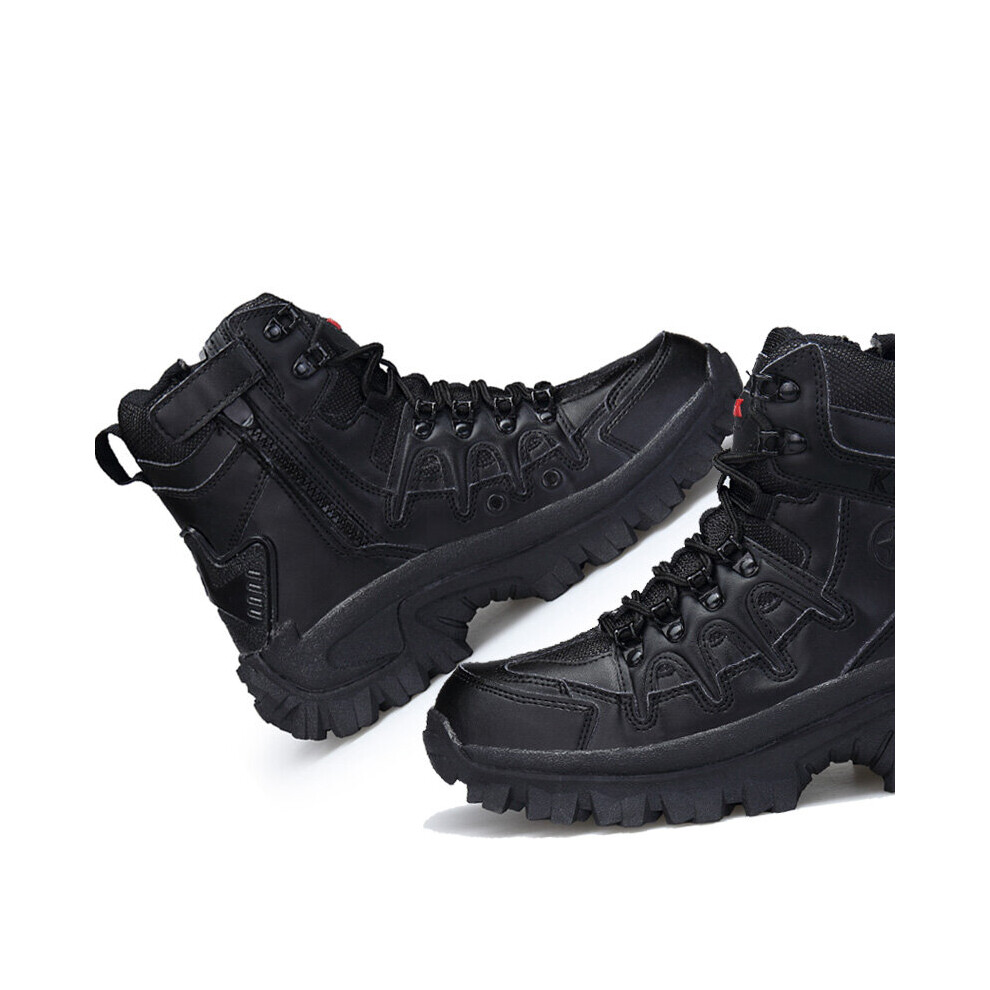 Mens Military Boot Combat Mens Ankle Boot Tactical Big Size 39-46 Army Boot Male Shoes Work Safety Shoes Motocycle Boots 885661150260