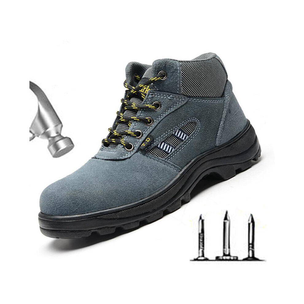 Anti-Smashing Anti-Piercing Suede Work Leisure Rubber Outsole Safety Labor Boots Shoes Mens Protective Shoes Boots M467 885661175492