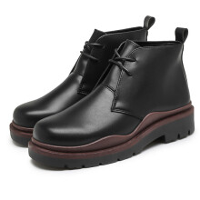 Autumn Men Ankle Boots Casual Business Shoes Lace-up Mixed Colors British Punk Boots Chelsea Boots for Men Motorcycle Boots 39