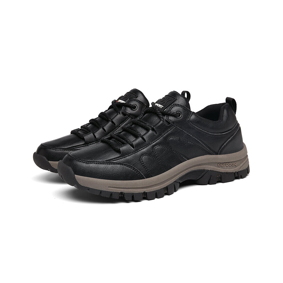 Winter Shoes For Men Leather Warm Thick Sole Shoes Safety Wear-Resistant Outdoor Sports Mens Casual Shoes Zapatillas Hombre 885661188591