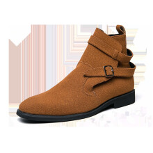 Mens Chelsea Boots 38-48 High Suede Dress Dress Boots Winter Boots Ankle