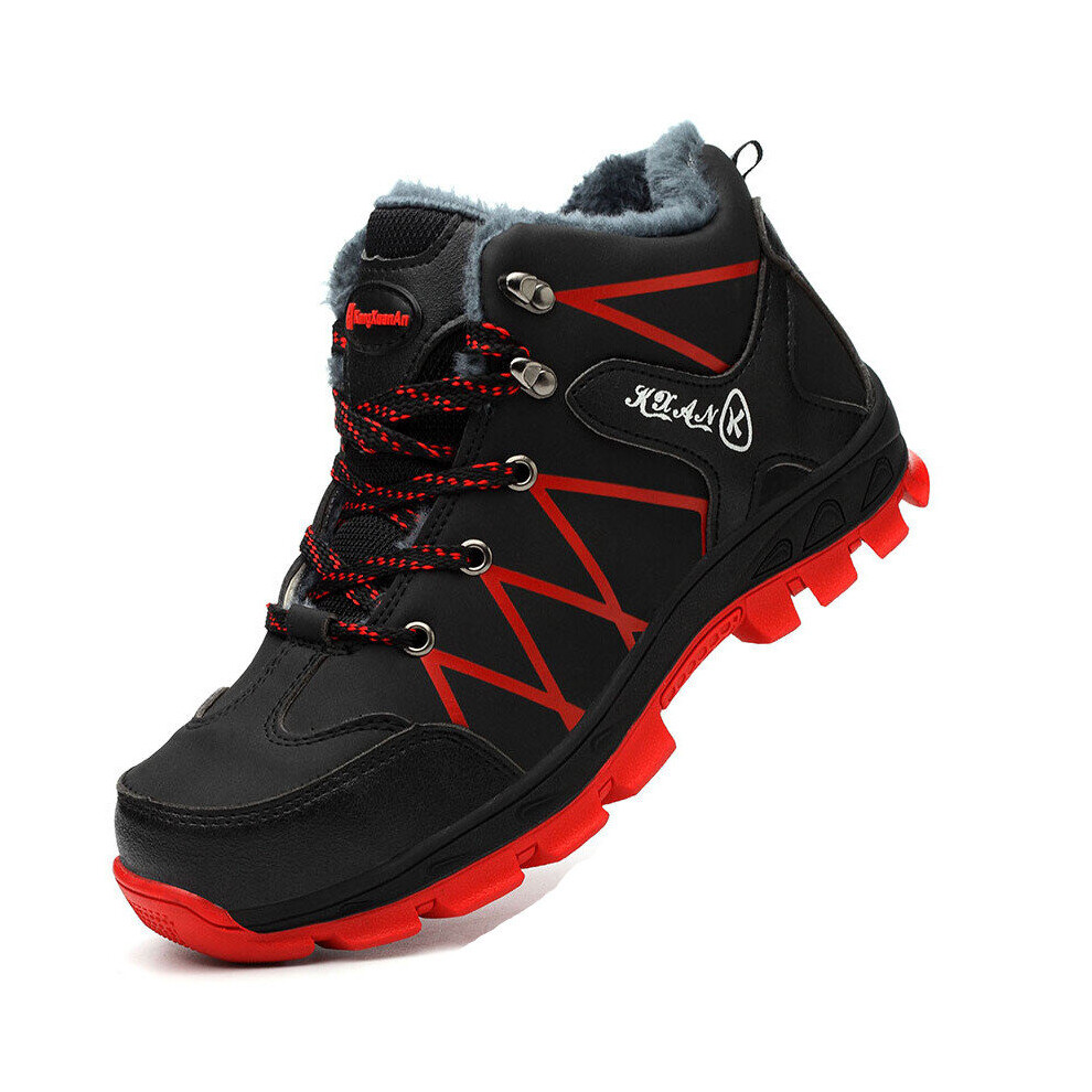 Men Steel Toe Work Safety Shoes Winter Warm Water-Proof Puncture-Proof Work Boot Indestructible Industrial Shoes Male Work Shoes 885661031934