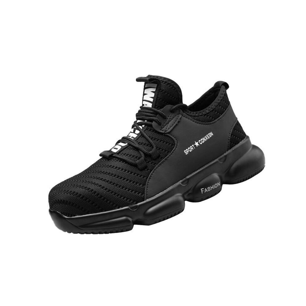 Men Safety Shoes Boots Breathable Work Shoes Puncture-Proof Steel Toe Anti-Smashing Lightweight Breathable Anti-Static Sneakers 885661032023