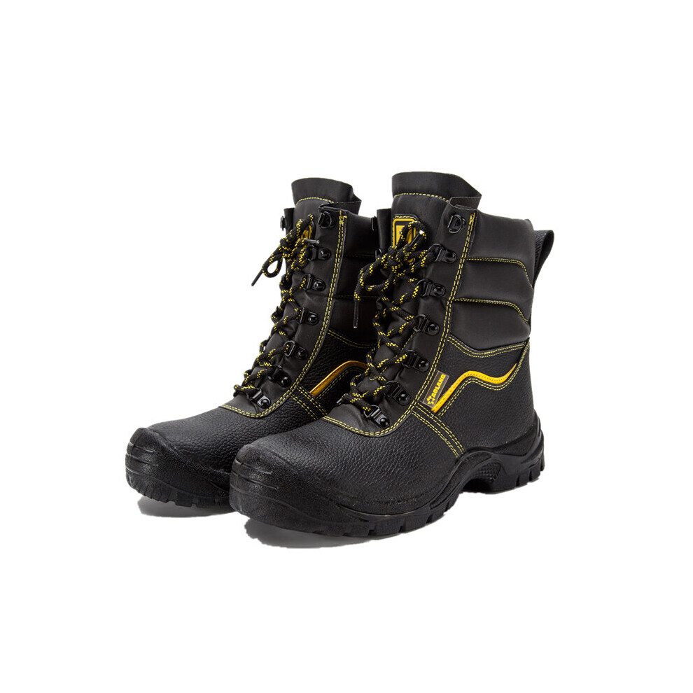 High Work Shoes Anti-Smashing Stab Safety Shoes Winter Plus Velvet Waterproof Mens Shoes Indestructible Mens Boots 885661031224