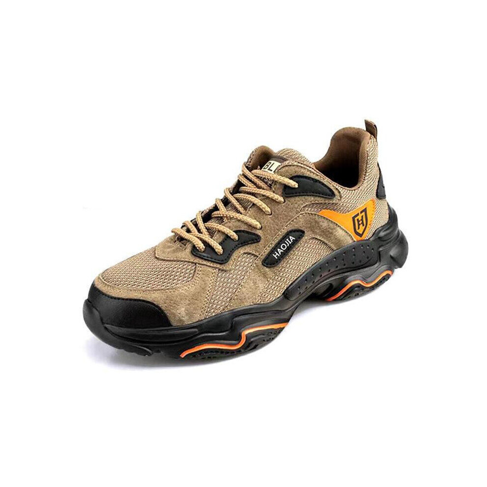 Work Clothes Men Steel Toe Shoes Safty Boots For Men Anti Piercing Breathable Sneakers Safety Indestructible Working Shoes Man 885661033600
