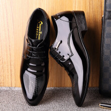 Men Wedding Shoes Microfiber Leather Formal Business Pointed Toe for Man Dress Shoes Mens Oxford Flats Plus Size 38-48