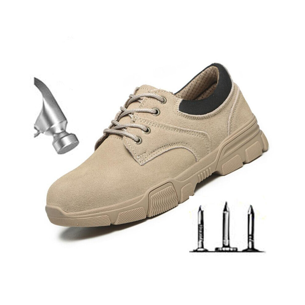 Fleece Leather Labor Insurance Shoes Anti-Smashing And Anti-Puncture Safety Shoes H341 885661475431