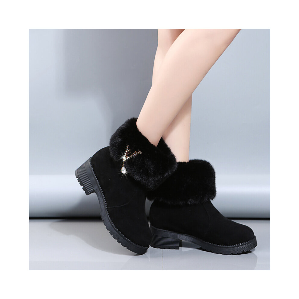 Velvet boots ladies hotsell