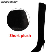 Sexy Boots Knee High Boots Women Winter Shoes Fetish High Heels Boots Women Bigtree Shoes Stiletto Heels Lady Shoes Women Buty