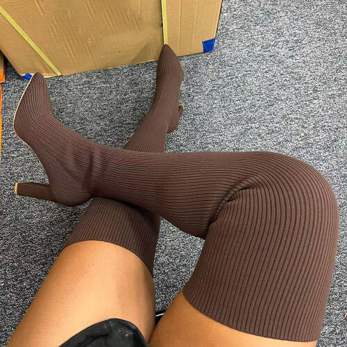 Skin tight thigh deals high boots