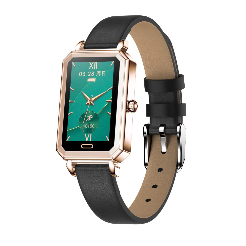 Fashionable Retro Ht2 Smart Watch Information Reminds Heart Rate Monitoring Pedometer Waterproof Green Digital Wristwatch Multicoloured 885653173369