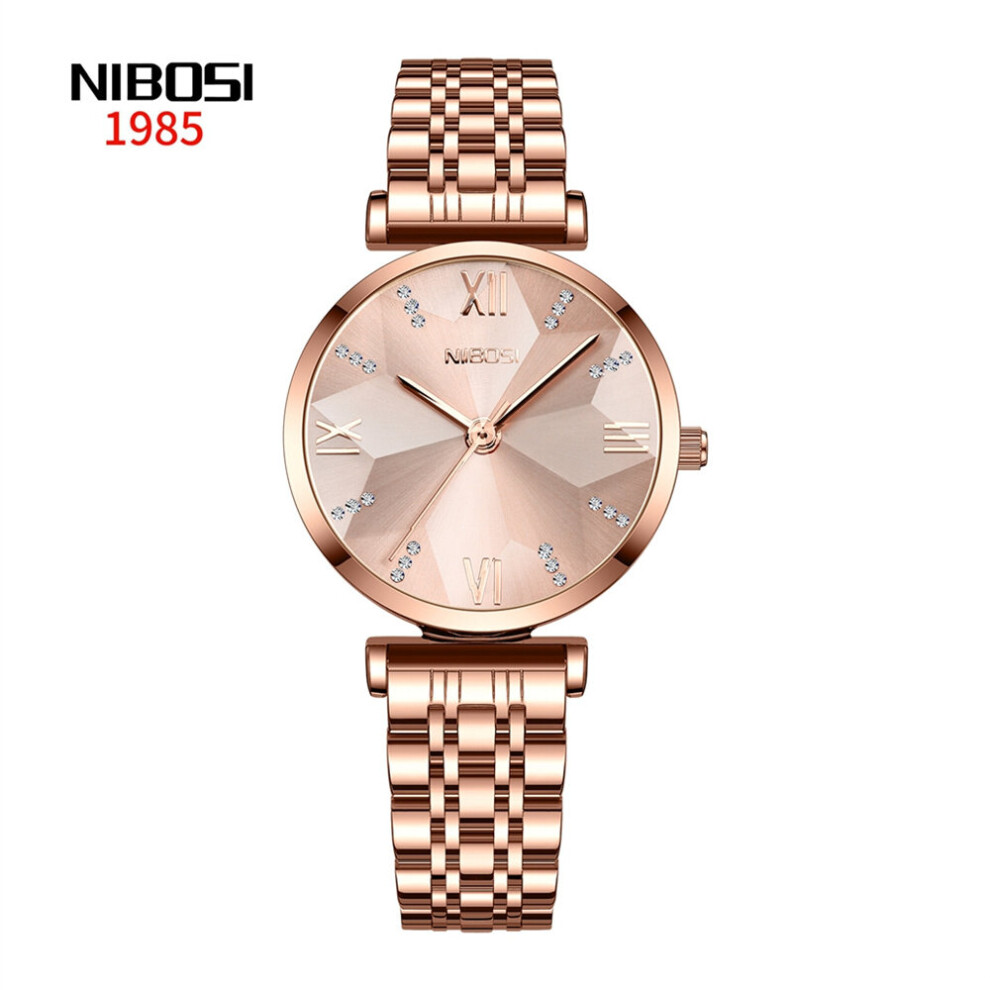 Rose Watch Women Watches Ladies Stainless Steel Womens Bracelet Watches Female Clock Relogio Feminino Montre Femme-image-OPC-PBWRQZX-NEW