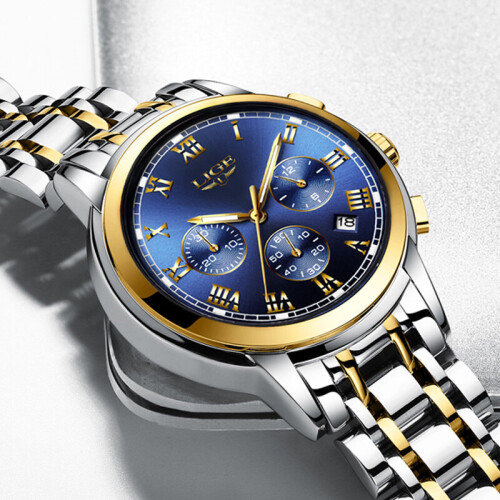 Watches Men Chronograph Men Sports Watches Waterproof Full Steel Quartz Mens Watch Relogio Masculino on OnBuy