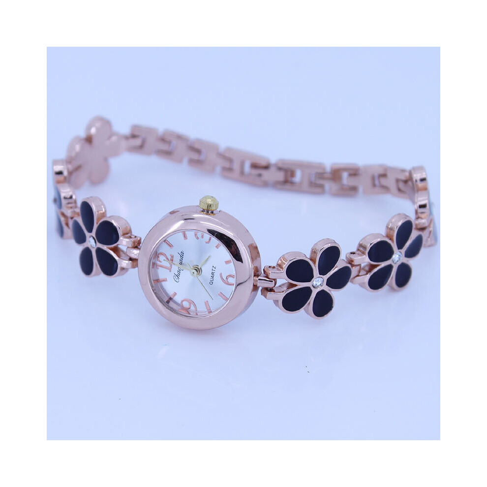 Hot Mixed 10pcs/Lot Dial Lady Women Flowers Alloy Strap Crystal Quartz Rhinestone Wristwatch O31M-image-OPC-PBWRS7J-NEW