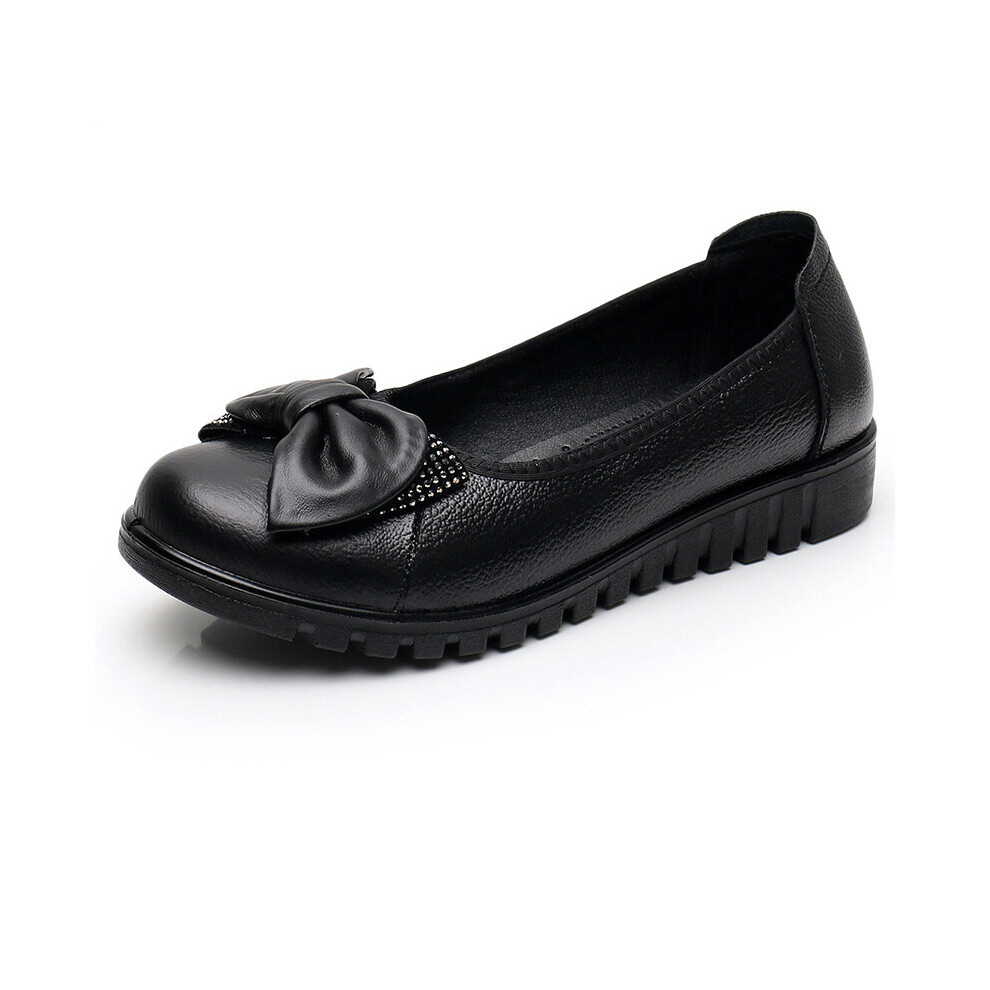 Black flat shoes size 6 hotsell