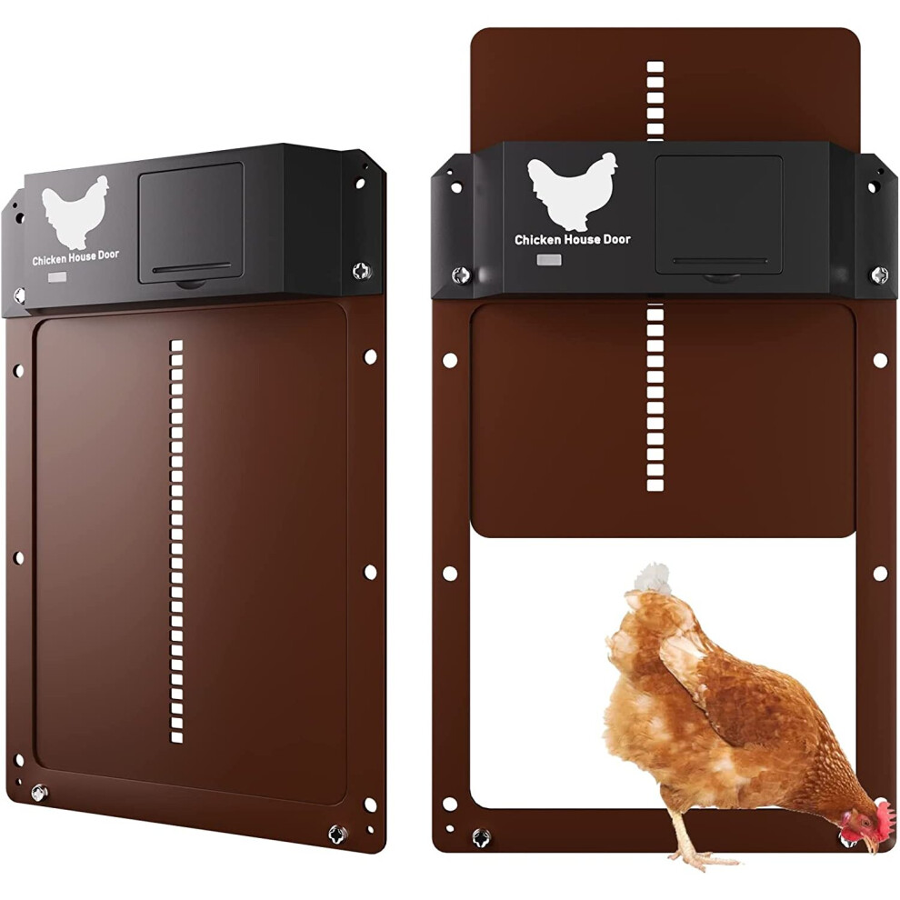 Automatic Chicken Coop Door Opener Light Sensor Chicken House Flap