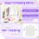 Casart Kids Vanity Set w/ Dressing Table & Chair Tri-Folding Mirror 4 Storage 5