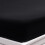 (Single (91 x 190 cm), Black) Bed Fitted Sheets Single Double King Super King UK 4