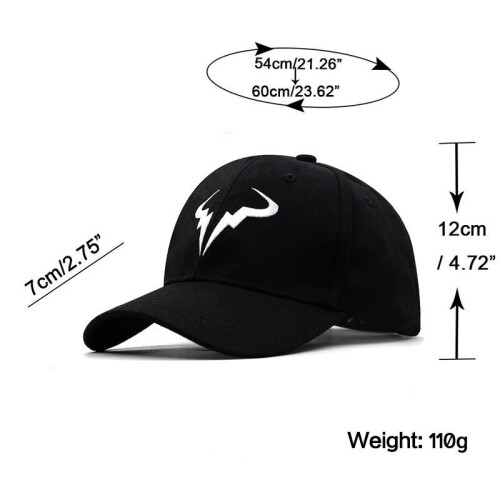 (black) Nadal's same horn spring tennis cap 1