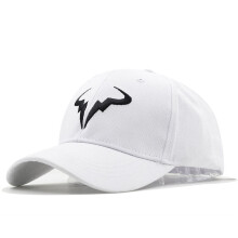 (white) Nadal's same horn spring tennis cap