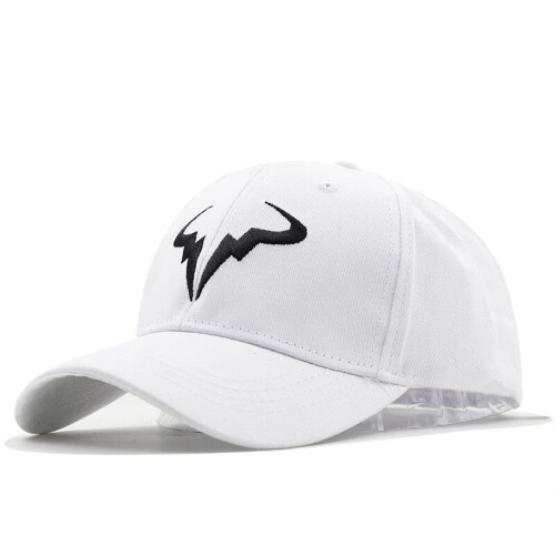(white) Nadal's same horn spring tennis cap