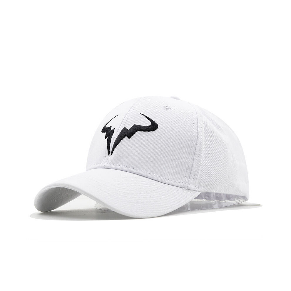 (white) Nadal's same horn spring tennis cap