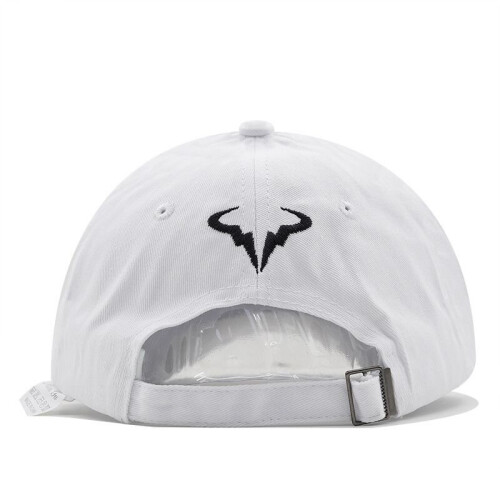 (white) Nadal's same horn spring tennis cap 2