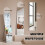 Costway Full Length Mirror Rectangular Dressing Mirror Standing Wall-mounted 7