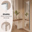 Costway Full Length Mirror Rectangular Dressing Mirror Standing Wall-mounted 8