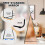 Costway Full Length Mirror Rectangular Dressing Mirror Standing Wall-mounted 9