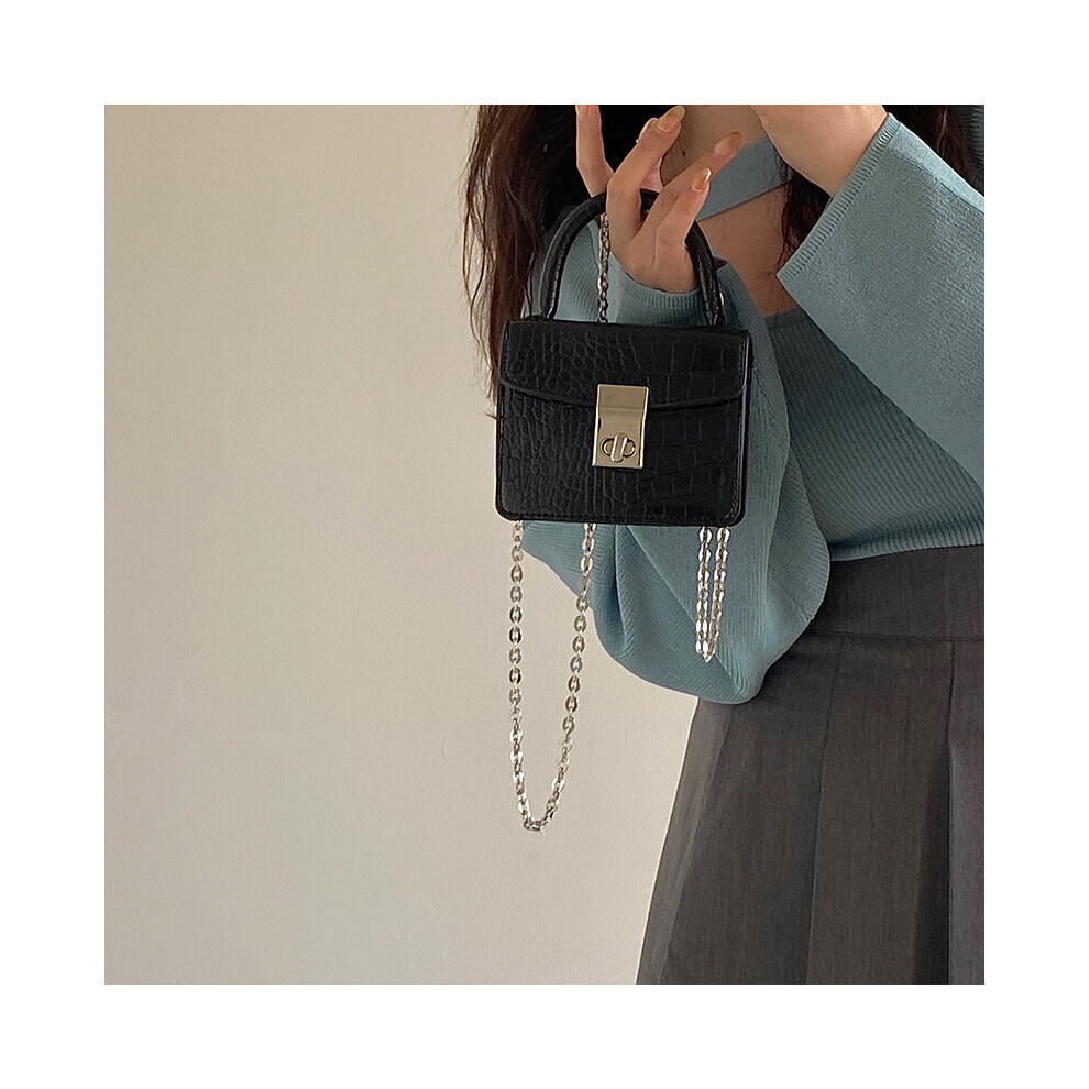 Selling Niche High-End Lock Ladies Small Square Bag Wedding Party Chain Shoulder Bag Messenger Wallet-image-OPC-PBWSWJR-NEW