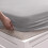 (Double (137 x 190 cm), Grey) Bed Fitted Sheets Single Double King Super King UK 3