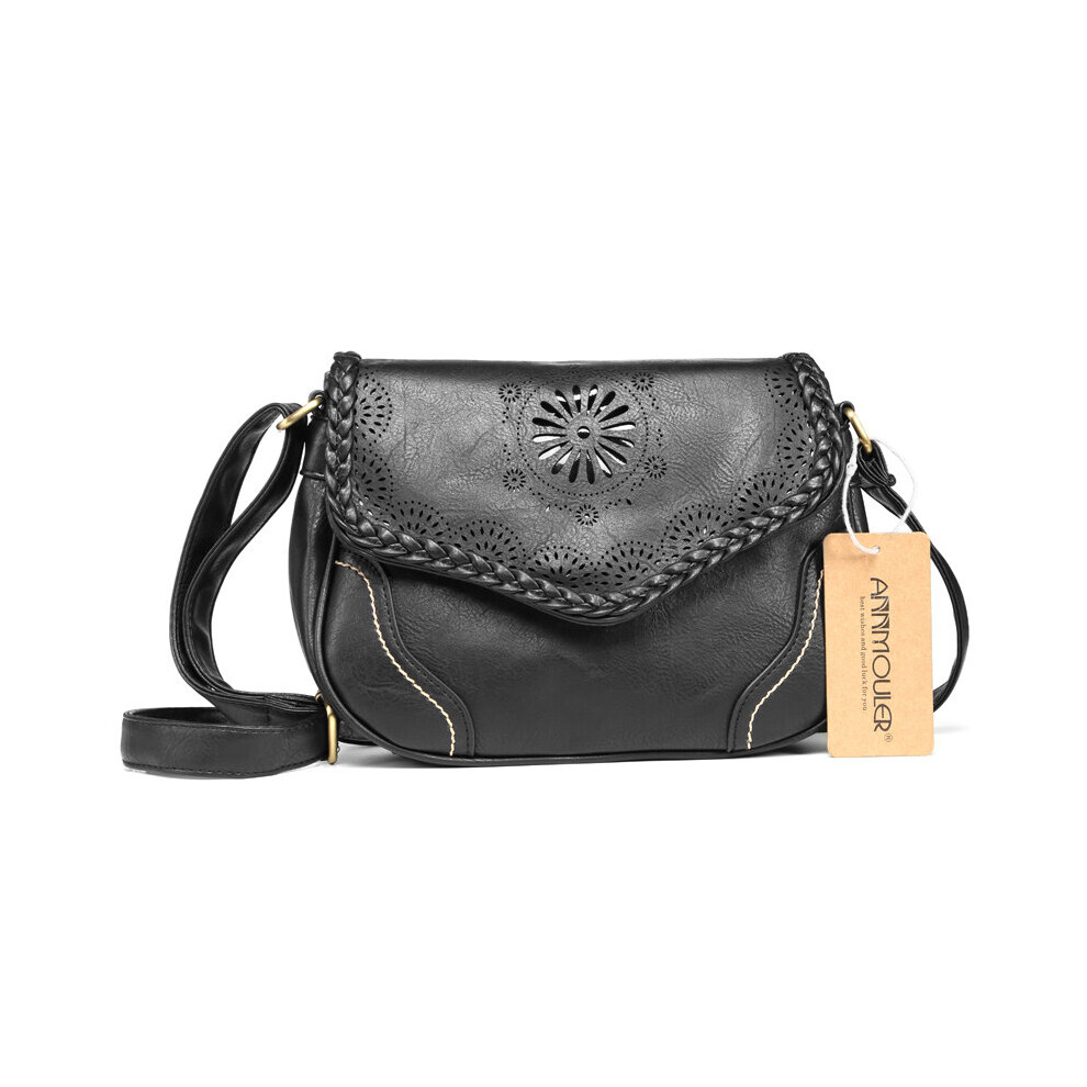 Vintage Handbag for Women Shoulder Bag PU Leather Crossbody Purse Hollow Out Satchel Bag Totes-image-OPC-PBWSZJK-NEW