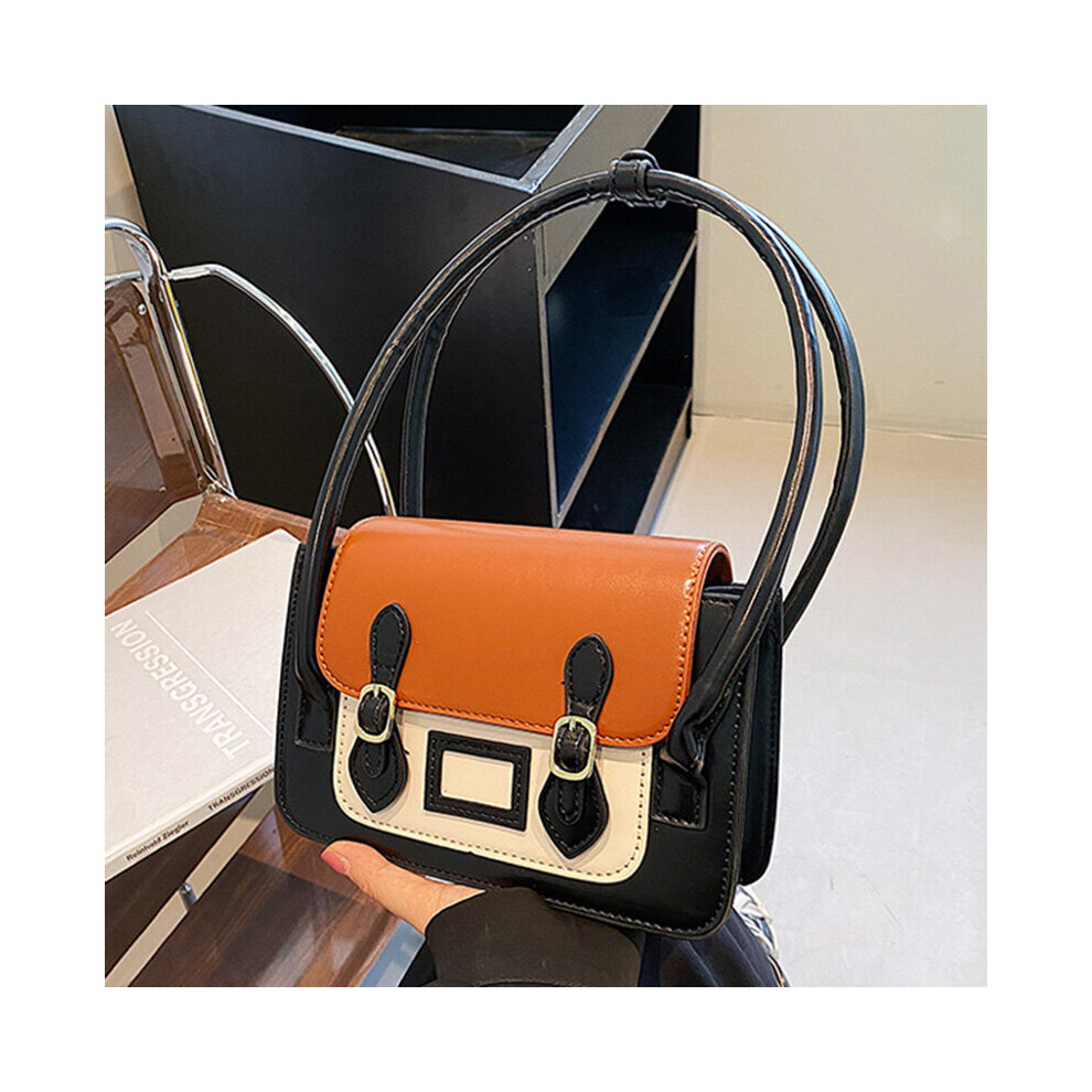 Vintage Women Messenger Bag BrownShoulder handBag High Real Leather Purses Classic Female Crossbody Brown-image-OPC-PBWT25J-NEW