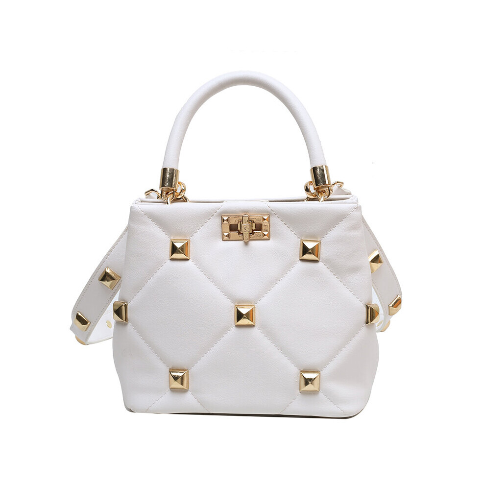 Rivet Shoulder Bag Womens Handbag High-quality Wild Crossbody Bags Purse Female Phone Pack-image-OPC-PBWT29F-NEW