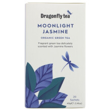 Dragonfly Tea Moonlight Jasmine 20 bags ( Pack of 4 )