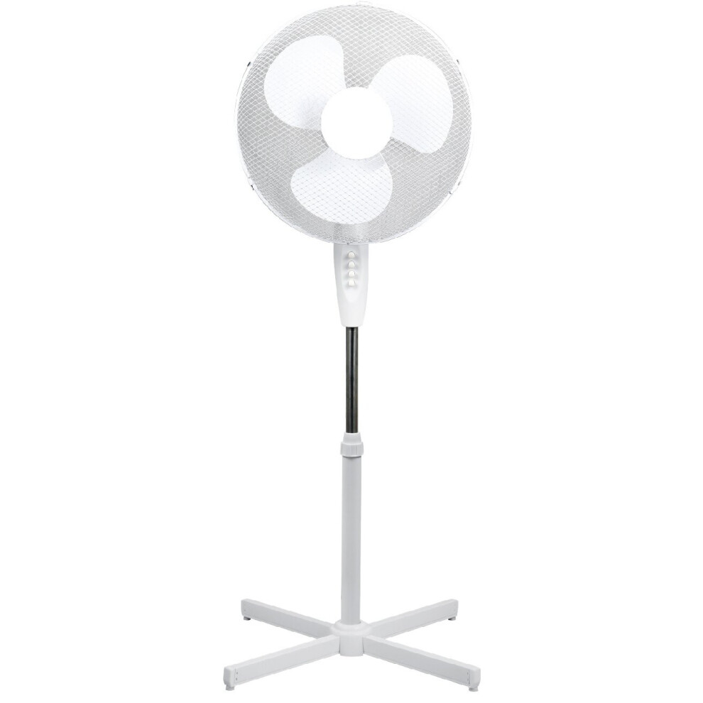 16" Floor Standing Oscillating Fan 3 Speed Electric Pedestal Cross Base