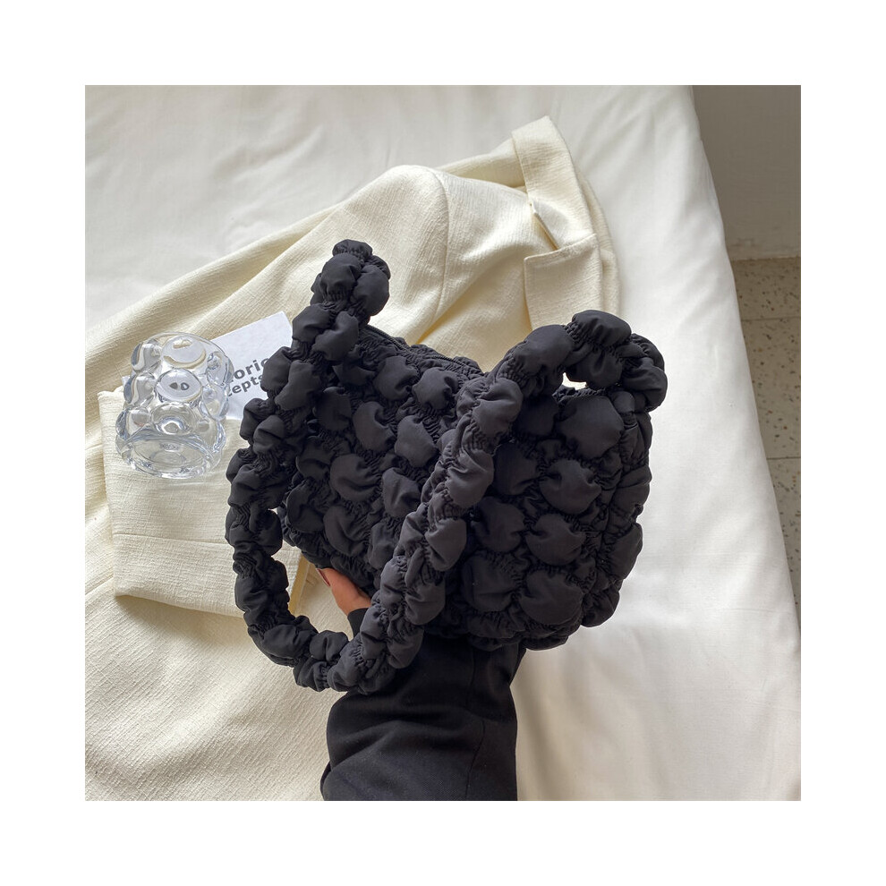 Vintage Womens Bag Summer Shoulder Bag Pleated Underarm Bag French Niche Bag-image-OPC-PBWT7FN-NEW