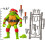 Teenage Mutant Ninja Turtles RAPHAEL Mutant Mayhem 3
