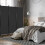 Costway 6-Panel Folding Room Divider Rolling Privacy Screen w/ Lockable Wheels 5