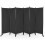 Costway 6-Panel Folding Room Divider Rolling Privacy Screen w/ Lockable Wheels 1